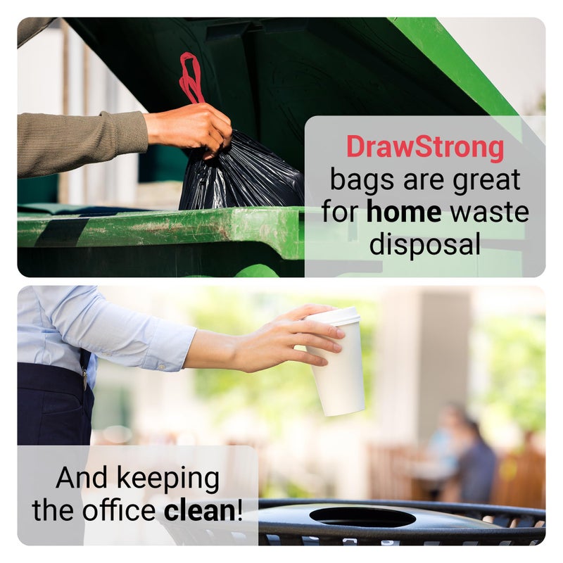 Reli. 30 Gallon Trash Bags Drawstring | 150 Count | Black | 30 Gallon Garbage Bags Heavy Duty | Large 30 Gal - Image 4